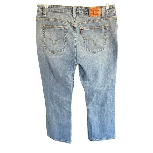 Vtg Y2K Levis 515 Boot Cut 2002 34x27 Light Wash Midrise Western Cowboy - Picture 2 of 12